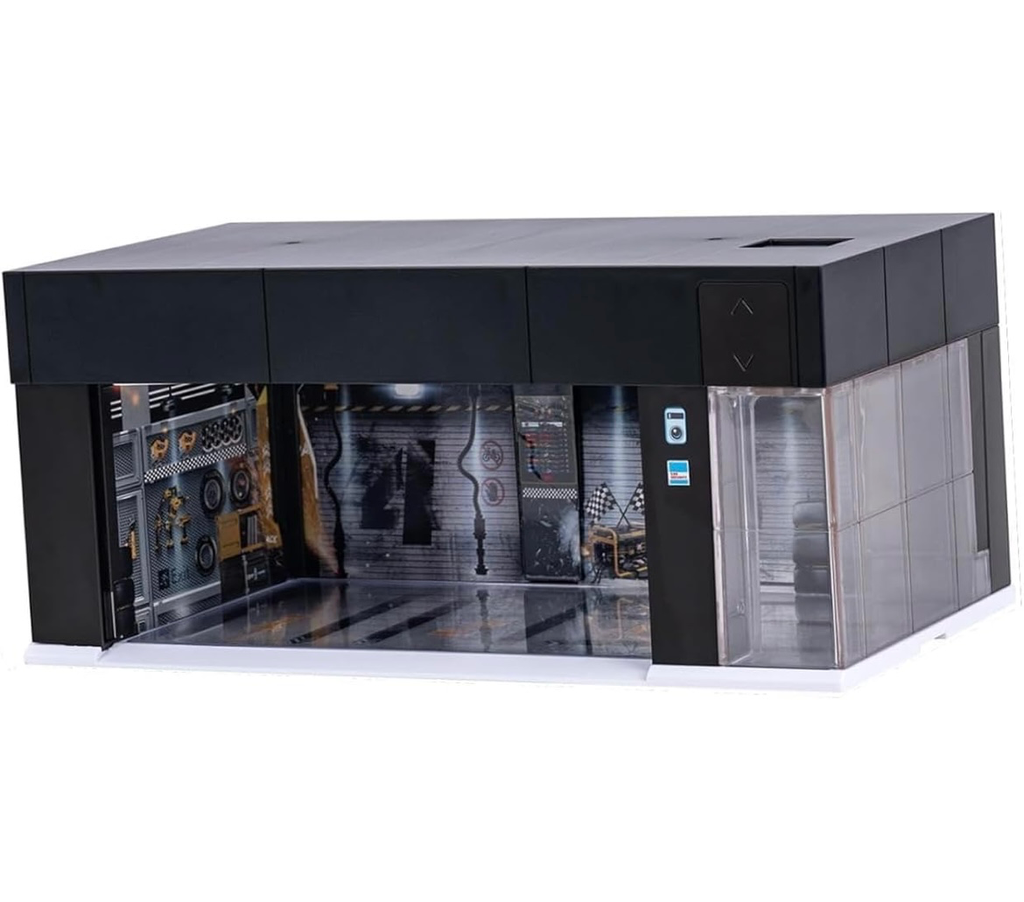 3D Multi-Storey Car Display Garage - DIY Scene Model Parking Building ...